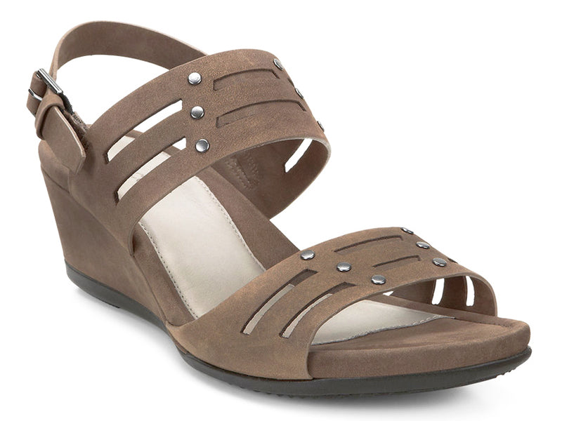 Ecco Touch 45 Wedge Sandal Women Birch iShoes