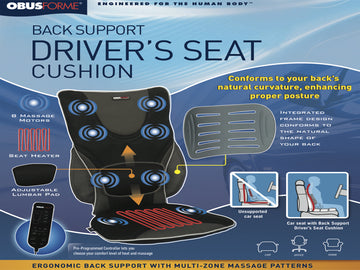 BACKREST SUPPORT DRIVER'S SEAT CUSHION